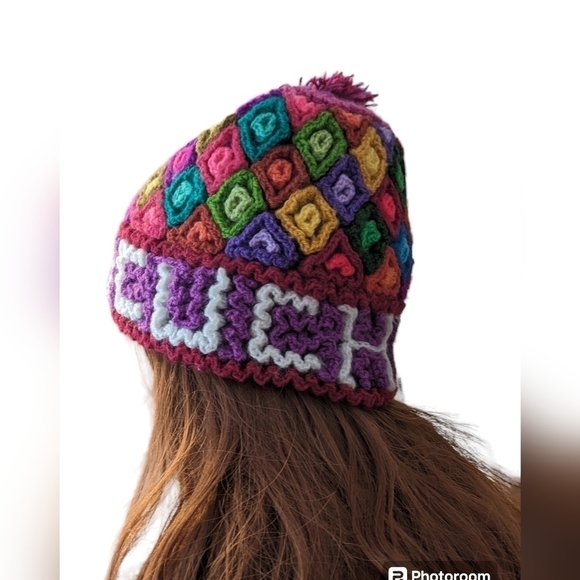 Handmade Peruvian hat/Chullo "Ayacucho" design unique extra soft - Picture 3 of 3